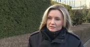 Metalowa rura wystrzeliła spod kół i uderzyła w samochód. Przebiła szybę i trafiła kierowcę w twarz