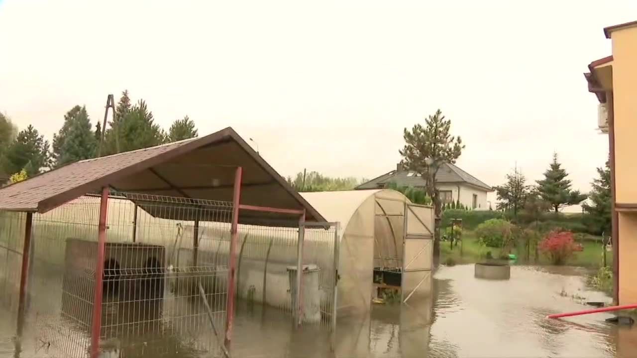 Zalane domy i piwnice. Straż pożarna interweniowała po ulewnych deszczach na Dolnym Śląsku