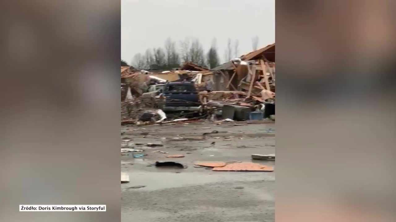 Niszczycielskie tornada w Arkansas. Ogromne zniszczenia i ranni