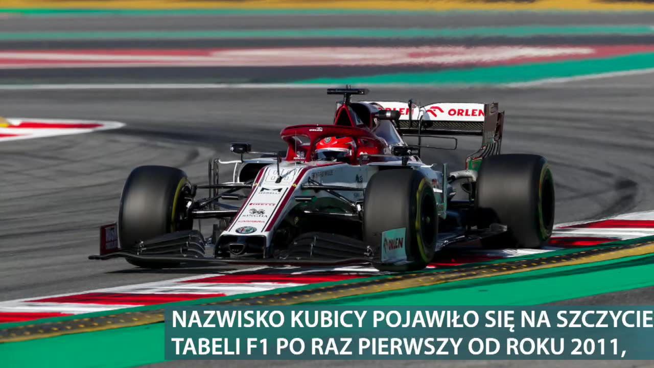 Robert Kubica najszybszy na treningu w Barcelonie