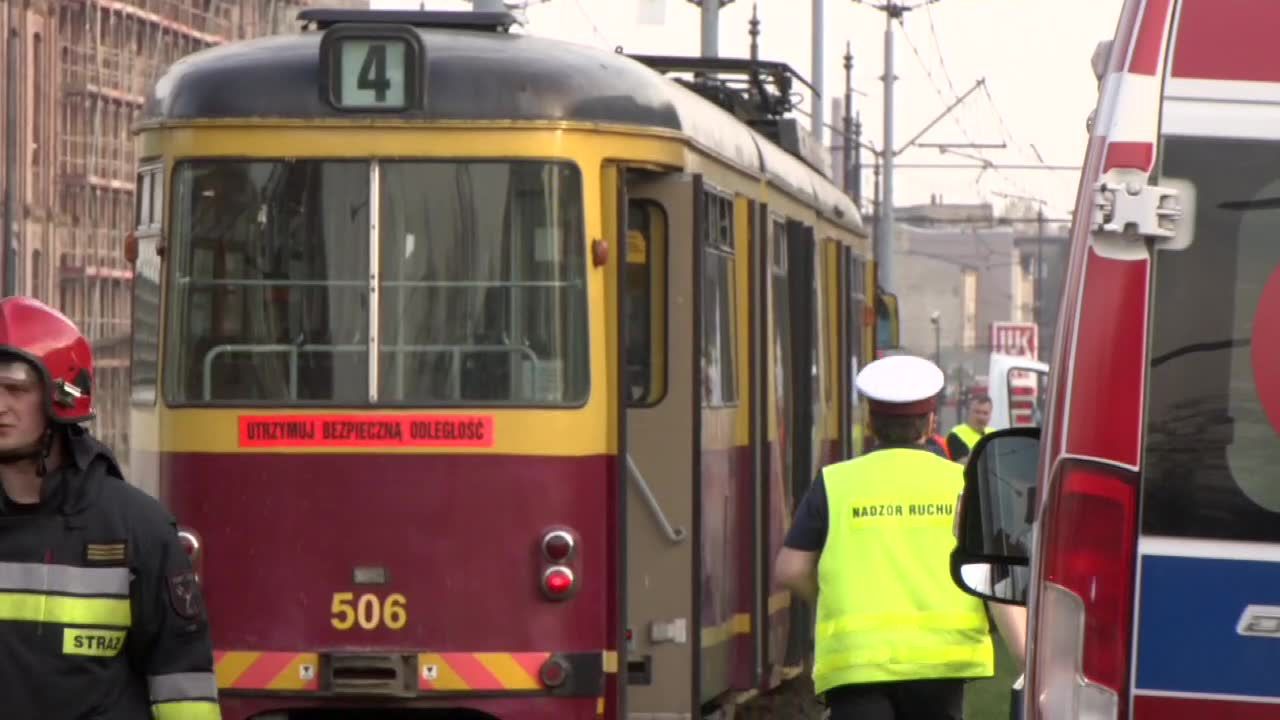 Tramwaj potrącił śmiertelnie 8-letnią dziewczynkę na przejściu dla pieszych w Łodzi