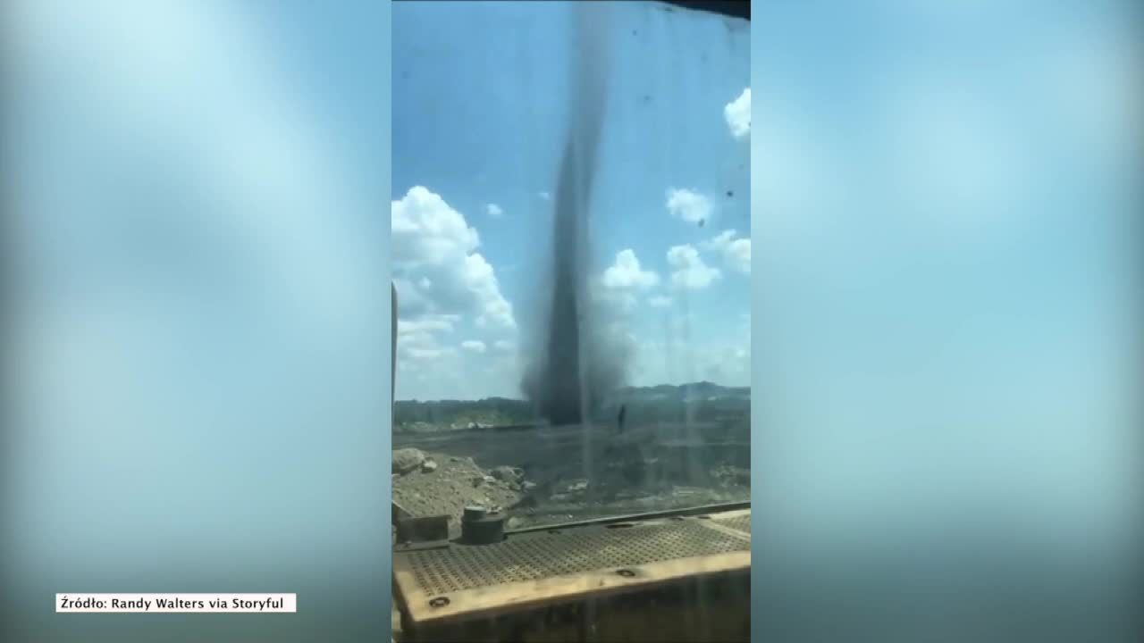 Węglowe tornado powstało przy kopalni węgla w USA