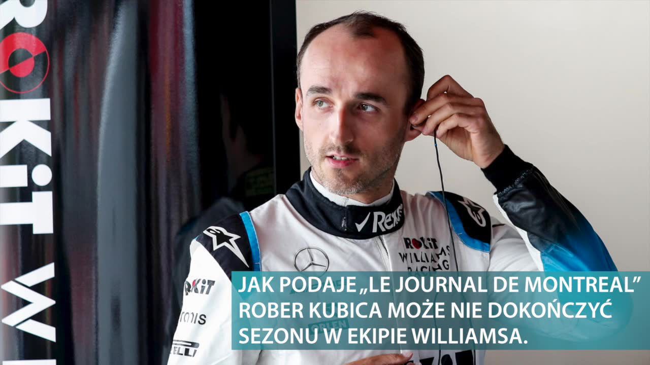 Robert Kubica może wypaść z ekipy Williamsa jeszcze w tym sezonie. Polaka może zastąpić Kanadyjczyk