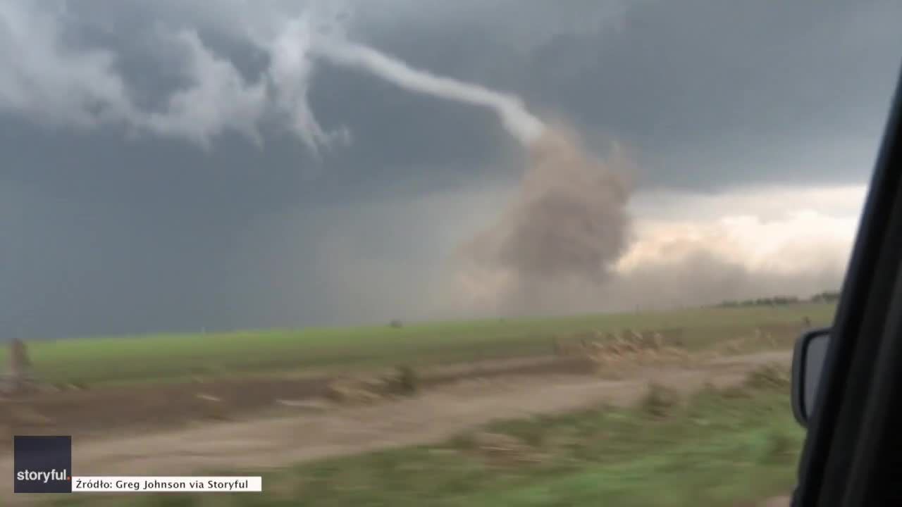 Łowcy burz nagrali tornado w stanie Nebraska