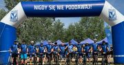 Kibice Lecha Poznań na rowerach dla ratowania noworodków
