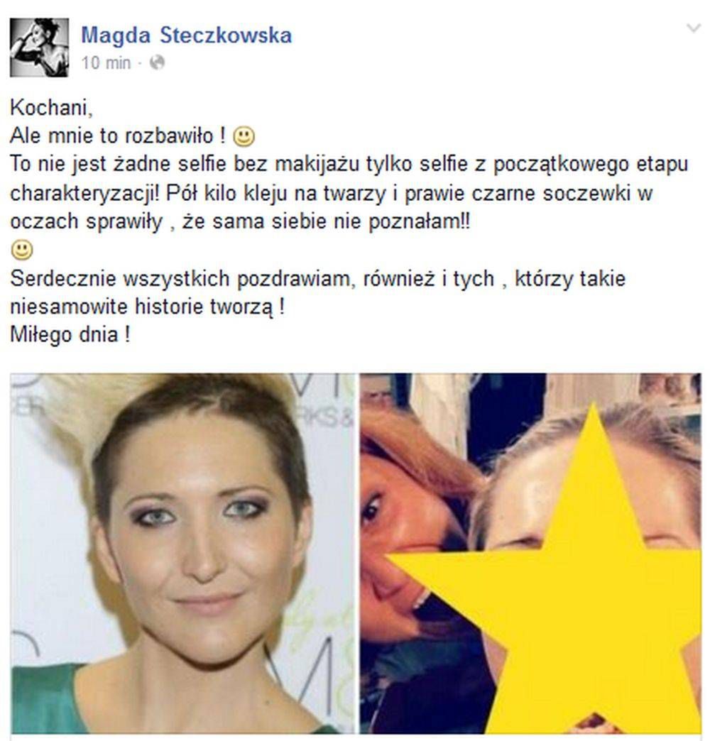 Magda Steczkowska

Fotografia: screen z Facebook.com
