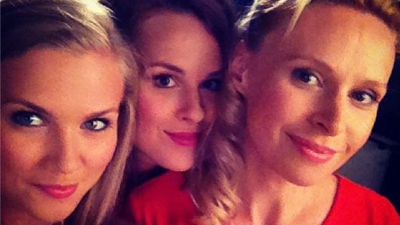 Agnieszka Kaczorowska, Kaja Paschalska i Paulina Holtz