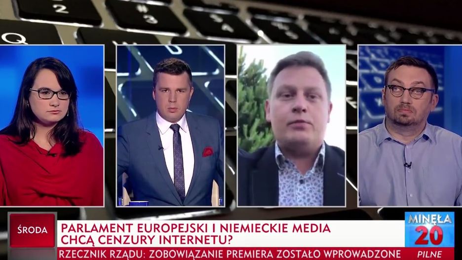 W programie TVP Info dyskutowano o możliwej cenzurze internetu