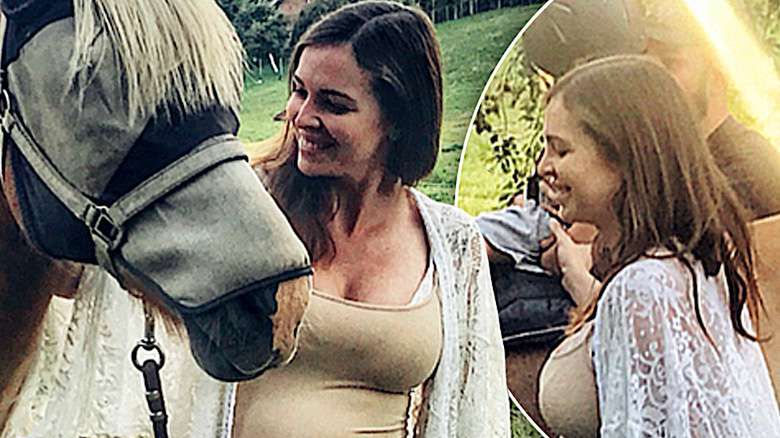 Anna Wendzikowska w ciąży, sesja