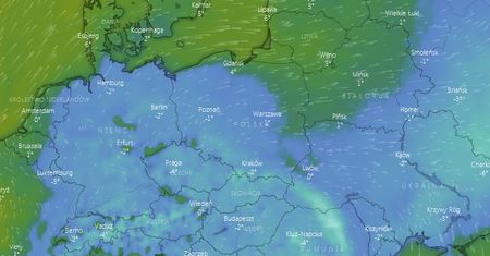 Pogoda. Wyż Xia nad Polską. Śnieg, śnieg z deszczem i śliskie drogi