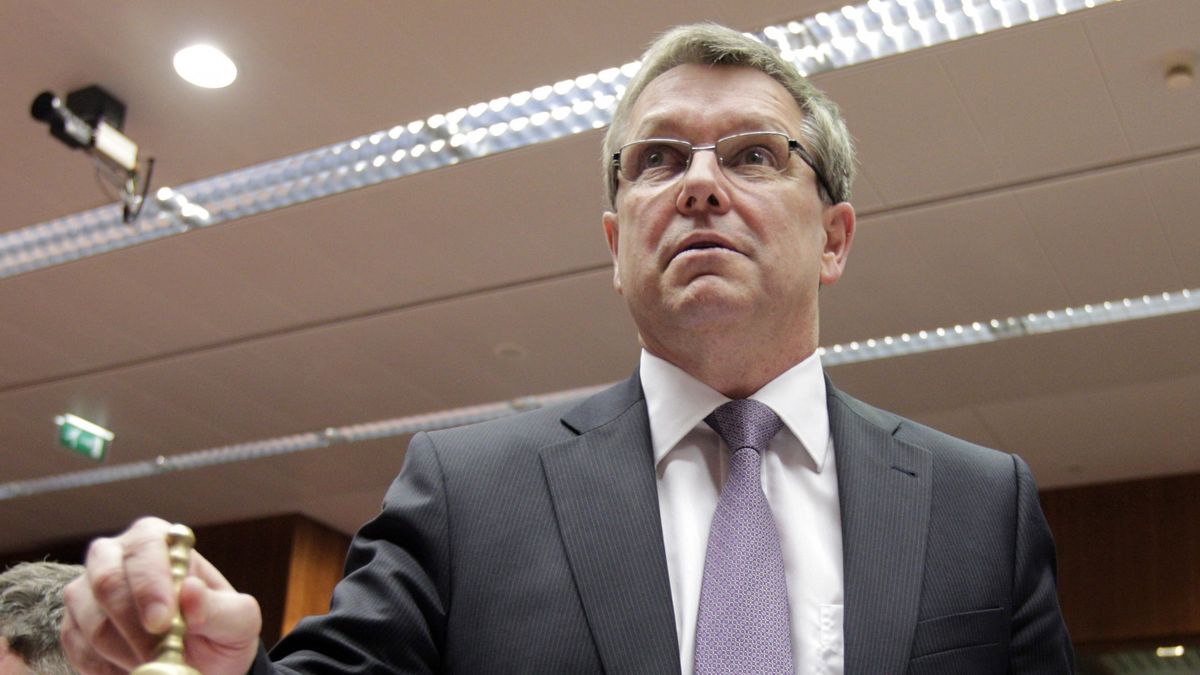 Prezes Węgierskiego Banku Narodowego Gyoergy Matolcsy.