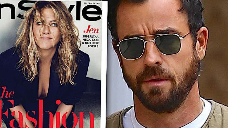 Justin Theroux, Jennifer Aniston, InStyle
