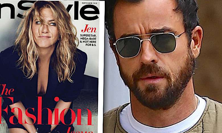 Justin Theroux, Jennifer Aniston, InStyle