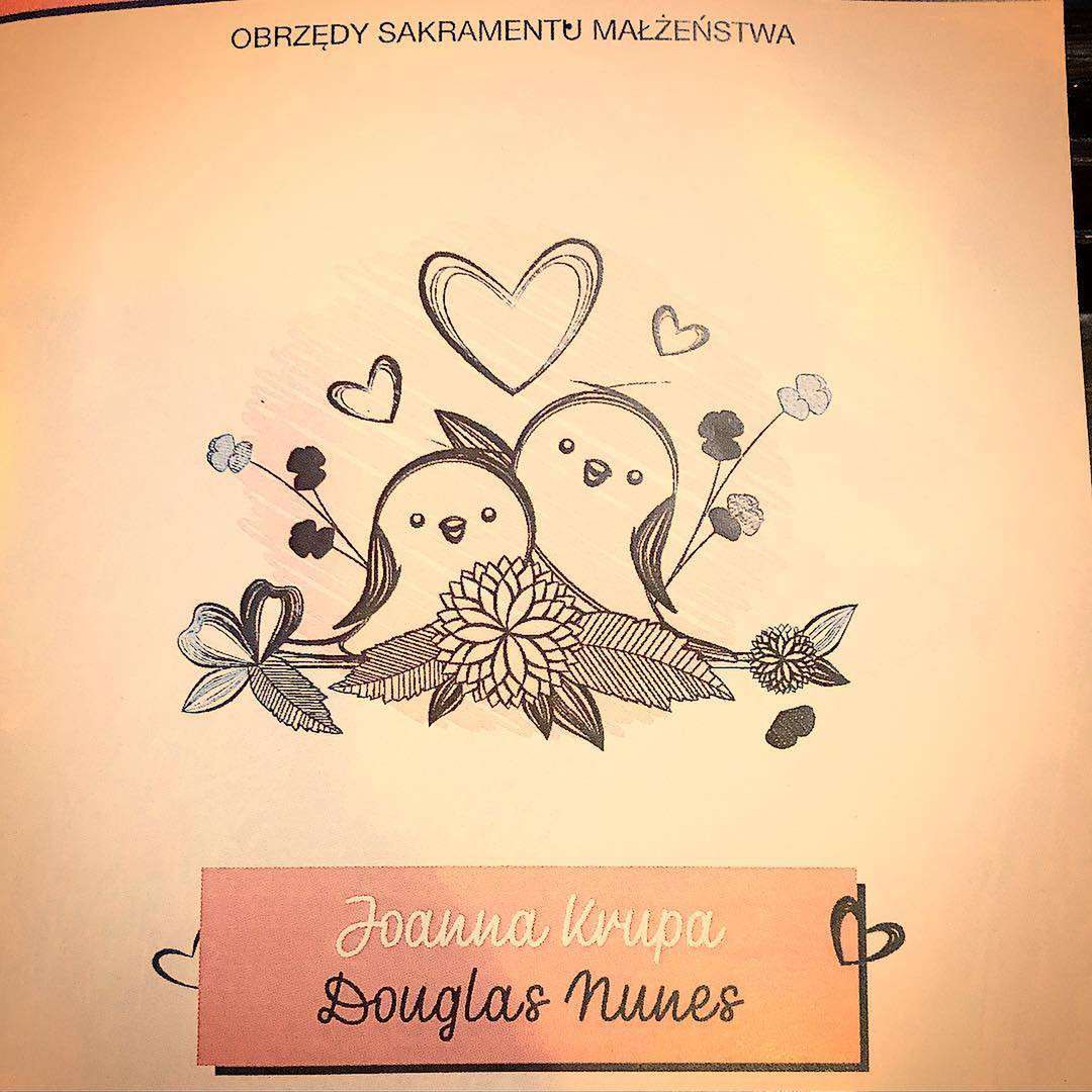 Dawid Woliński na ślubie Joanny Krupy
