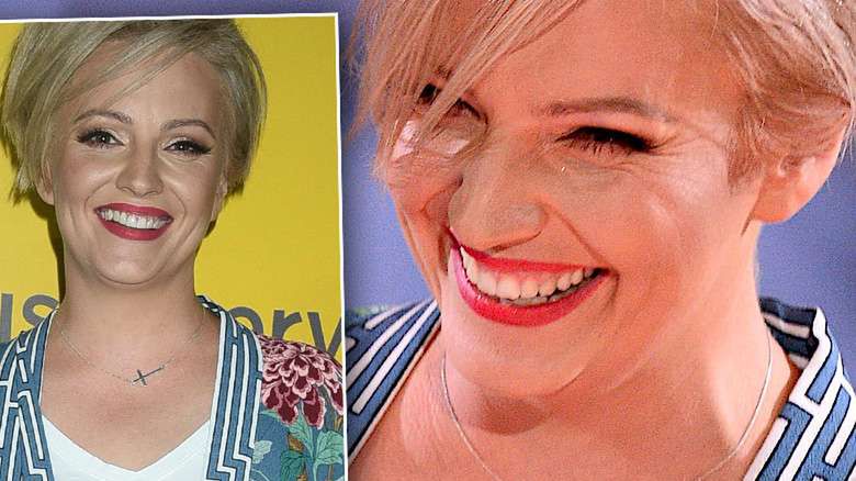 Dorota Szelągowska w makijażu na ramówce TVN