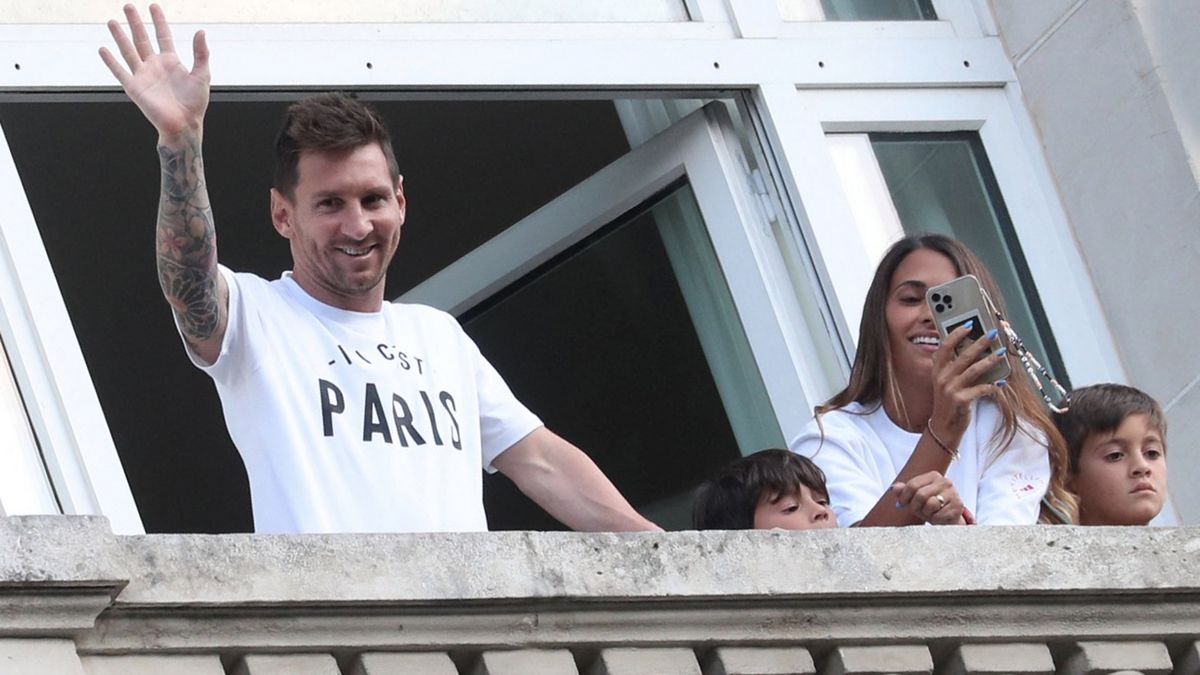 Leo Messi z rodziną