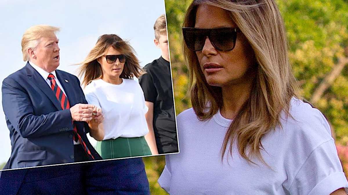 Melania Trump zachwyciła nową stylizacją! Pierwszy raz miała na sobie tak zjawiskową spódnicę