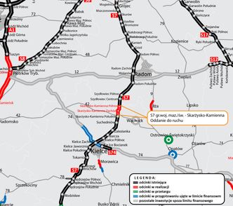 Nowe drogi w Polsce. Kolejny odcinek S7 otwarty