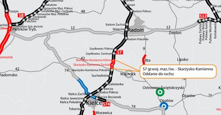 Nowe drogi w Polsce. Kolejny odcinek S7 otwarty