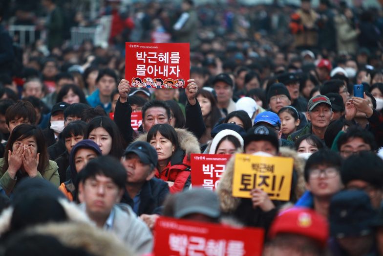 Prezydent Korei Południowej zamieszana w skandal korupcyjny? Na ulicach protesty