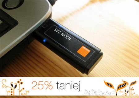 Mobilny internet Orange - z 25% rabatem!