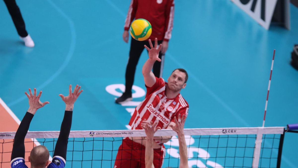 Materiały prasowe / CEV / Na zdjęciu: mecz Knack Roeselare - Olympiakos Pireus