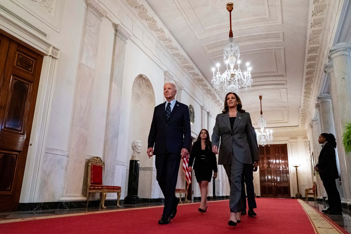 Donald Trump, joe biden, Kamala Harris, wybory prezydenckie w usa Ekspert nie ma wątpliwości. Za tę porażkę odpowiada Biden