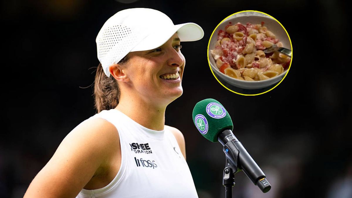 Getty Images / Robert Prange / Iga Świątek/Instagram / Iga Świątek / makaron z truskawkami