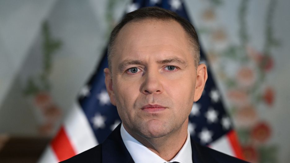 Waszyngton, USA, 03.09.2025. Prezydent RP Karol Nawrocki podczas wypowiedzi dla polskich mediów po spotkaniu z prezydentem USA Donaldem Trumpem, w Białym Domu w Waszyngtonie, 3 bm. Prezydent Nawrocki przebywa z wizytą w Stanach Zjednoczonych Ameryki. (aldg) PAP/Radek Pietruszka