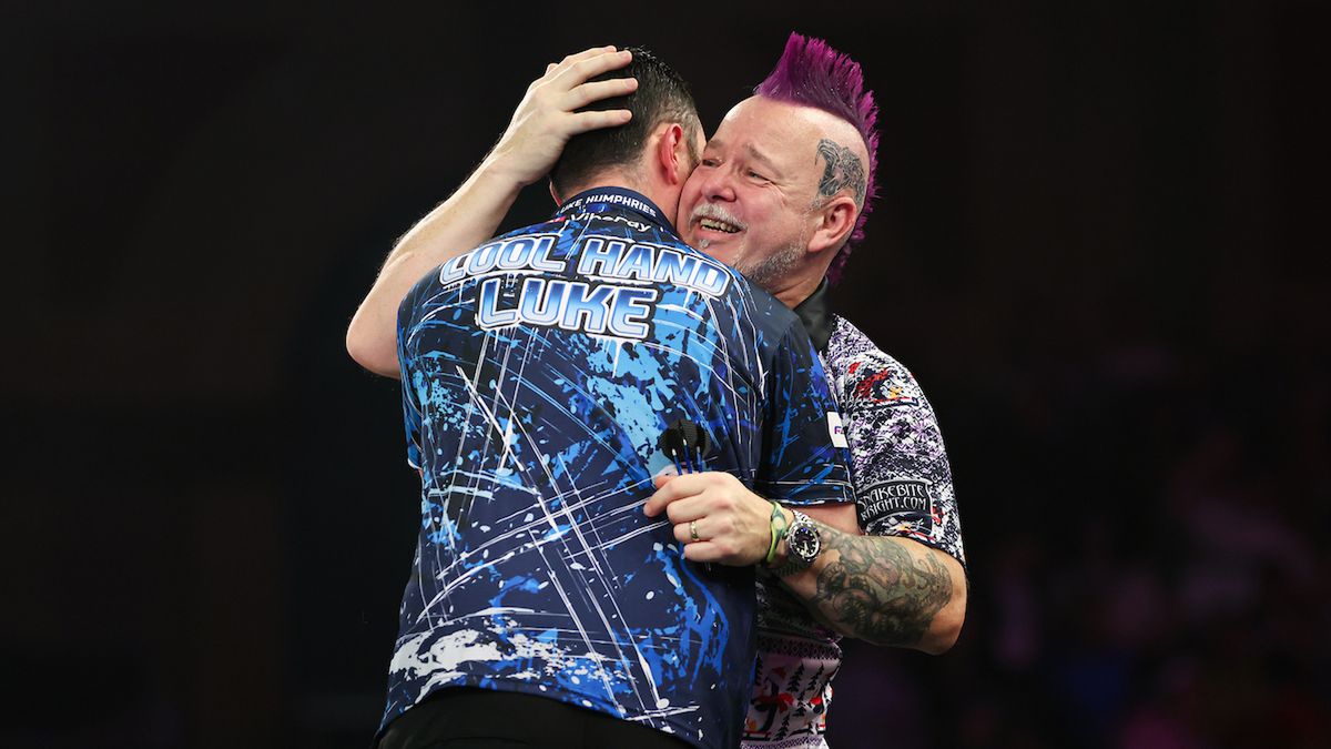 Materiały prasowe / PDC / Taylor Lanning / Na zdjęciu: Luke Humphries i Peter Wright