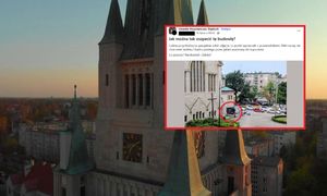 Taki widok pod kościołem we Wrocławiu. Wybuchł spór. "Zgodziłem się"