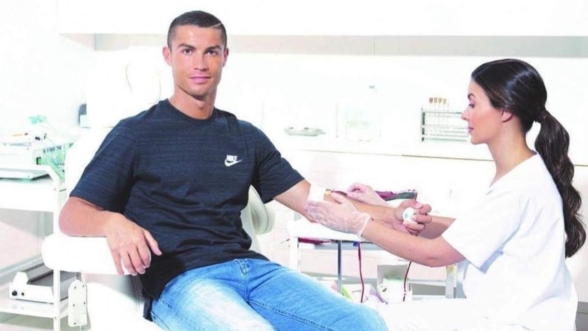 Cristiano Ronaldo często oddaje krew