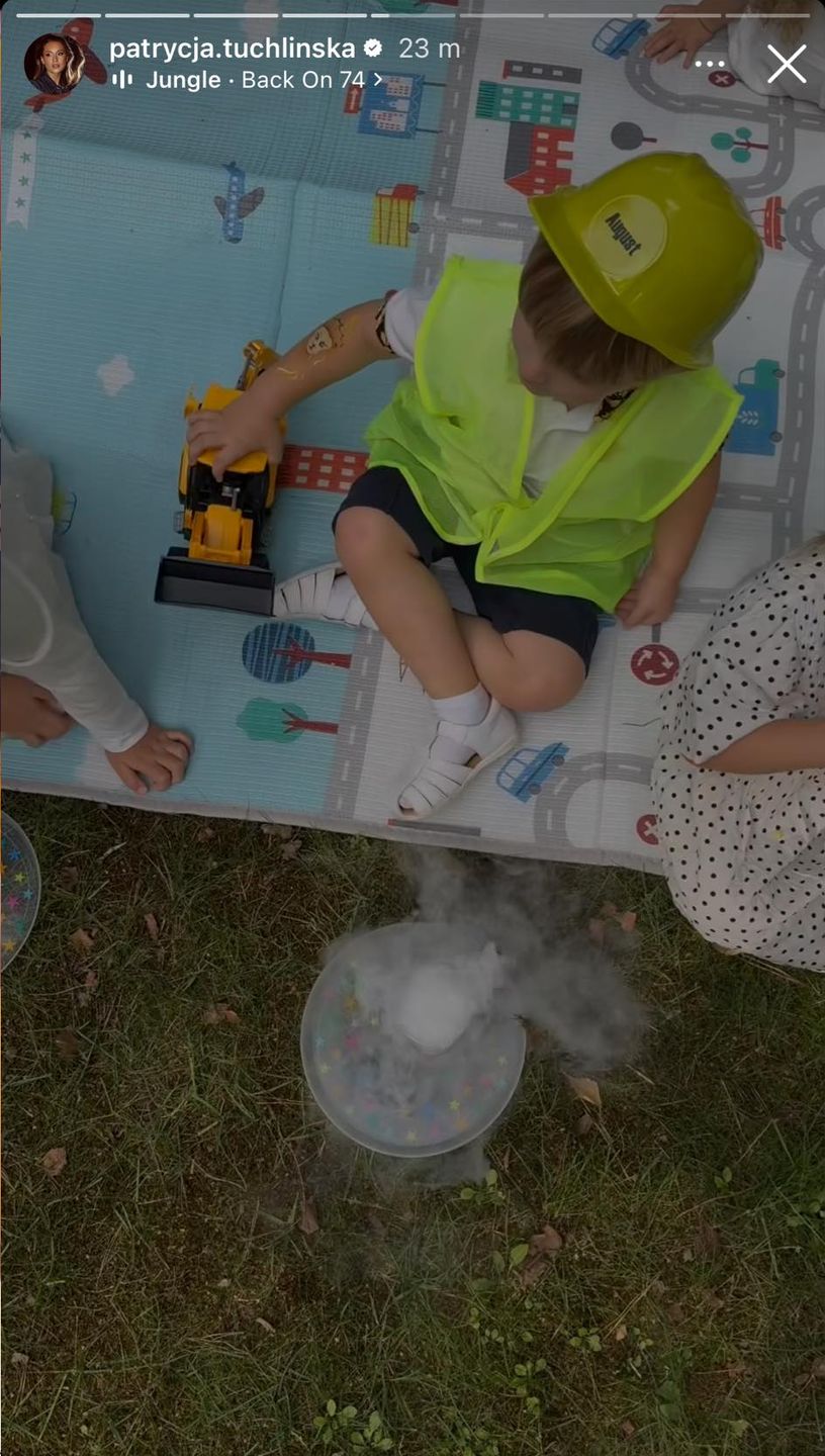 Bajeczne urodziny 3-letniego syna Tuchlińskiej i Wojciechowskiego
