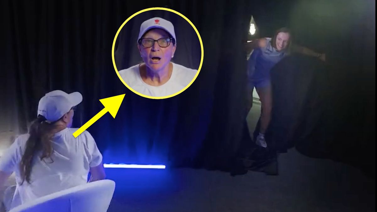 Twitter / Cincinnati Open / Spotkanie Igi Świątek z fanką