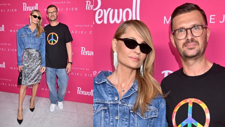 Aneta Kręglicka na pokazie Macieja Zienia