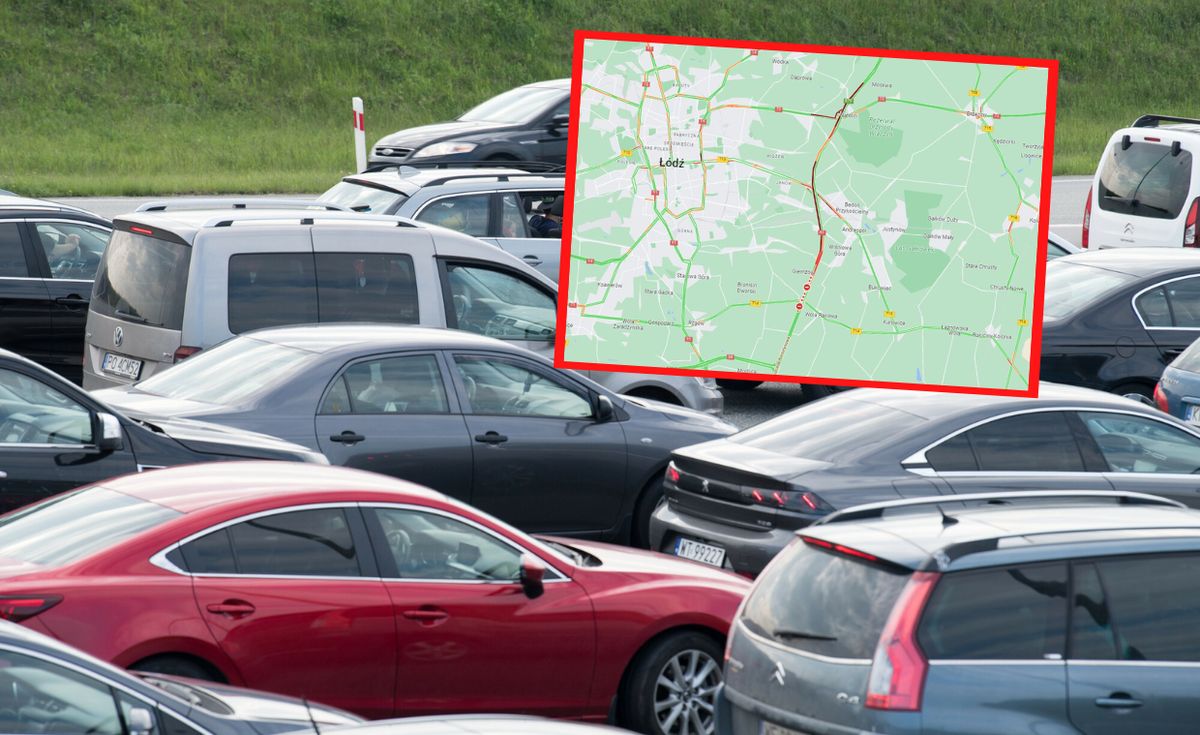 Ośmiokilometrowy korek na A1 po wypadku / Zdjęcie ilustracyjne