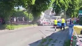 Kierowca pomylił trasę. Rajdówka wjechała w kibiców na Dolnym Śląsku