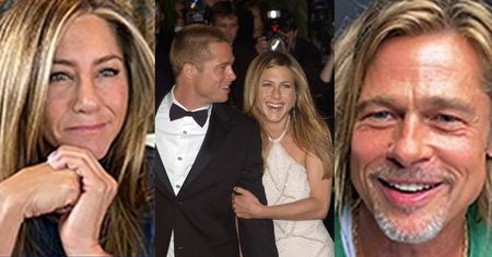 "Zaprzyjaźnieni" Jennifer Aniston i Brad Pitt wystąpili RAZEM na wideokonferencji (FOTO)