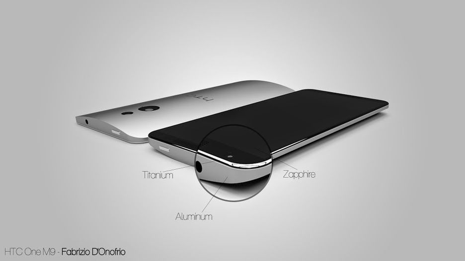 Koncept HTC One (M9) autorstwa Fabrizio D'Onofrio