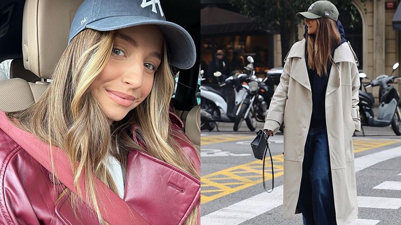 Polskie celebrytki w modnym płaszczu i bejsbolówce