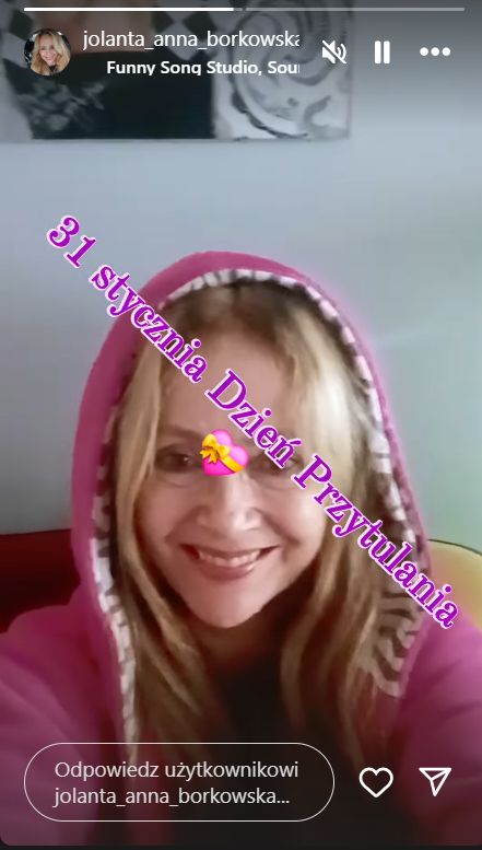 Jolanta Borkowska postuje z okazji Dnia Przytulania