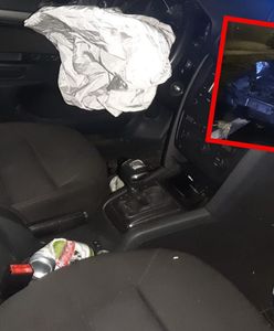 Pijany Ukrainiec wjechał w samochód. Nie zauważył, bo używał telefonu