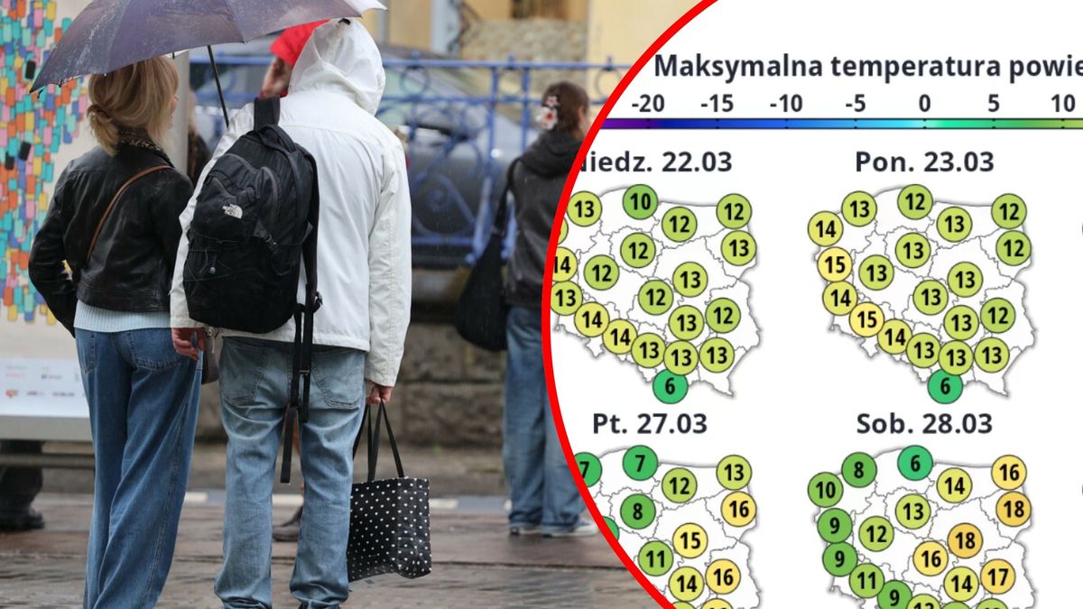 W przyszłym tygodniu może spaść więcej deszczu