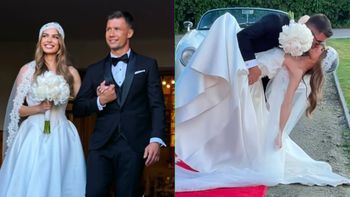 Julia Suryś WZIĘŁA ŚLUB! Tancerka zachwyciła w satynowej sukni i koronkowym welonie (FOTO)