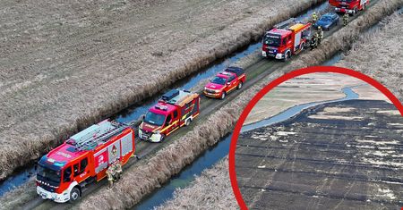 Pożar łąk nad Notecią. Ogień objął ogromny teren