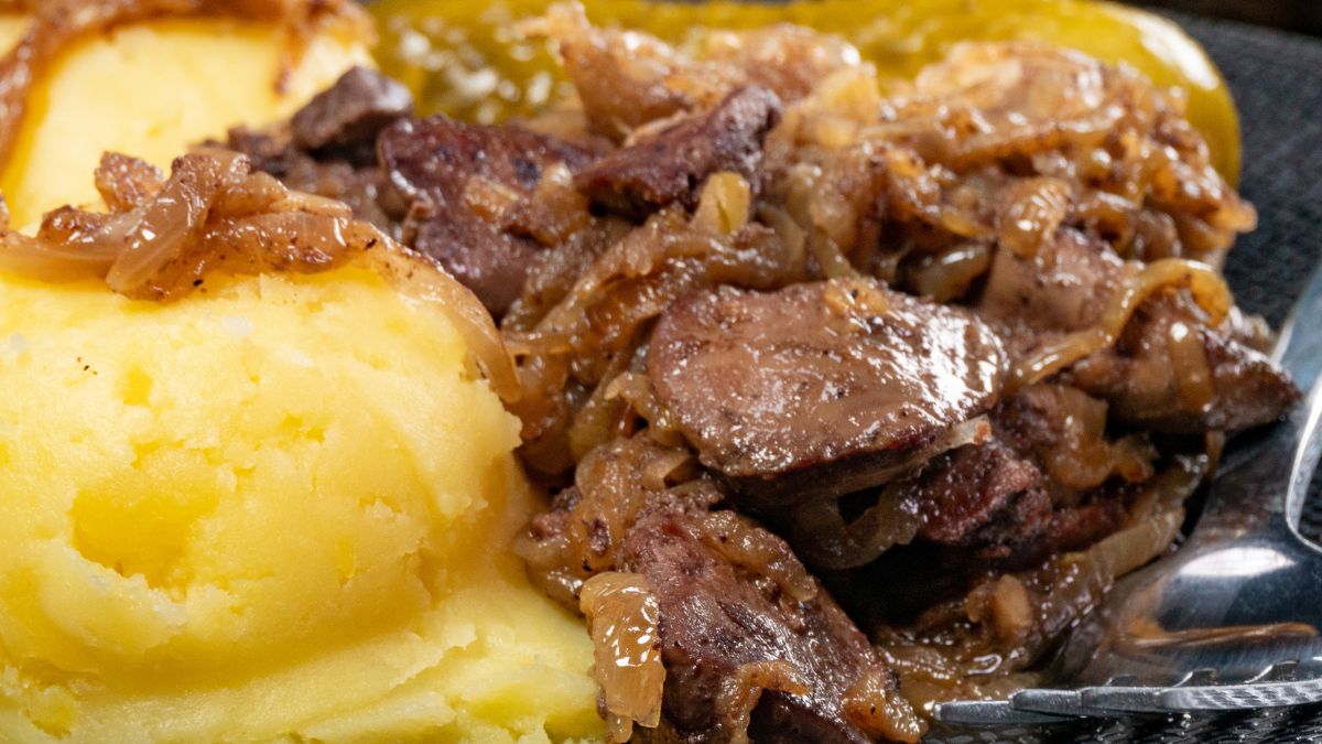 Wątróbka w soku pomarańczowym