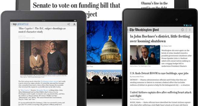 „The Washington Post” za darmo w tabletach Kindle Fire