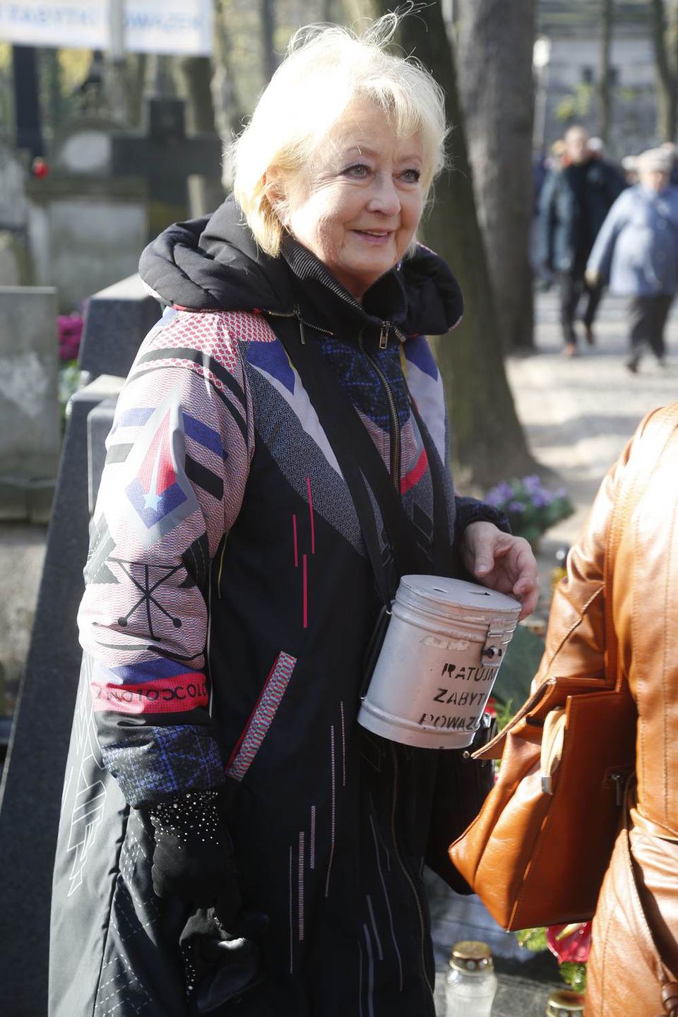 Magda Zawadzka - zbiórka na Starych Powązkach