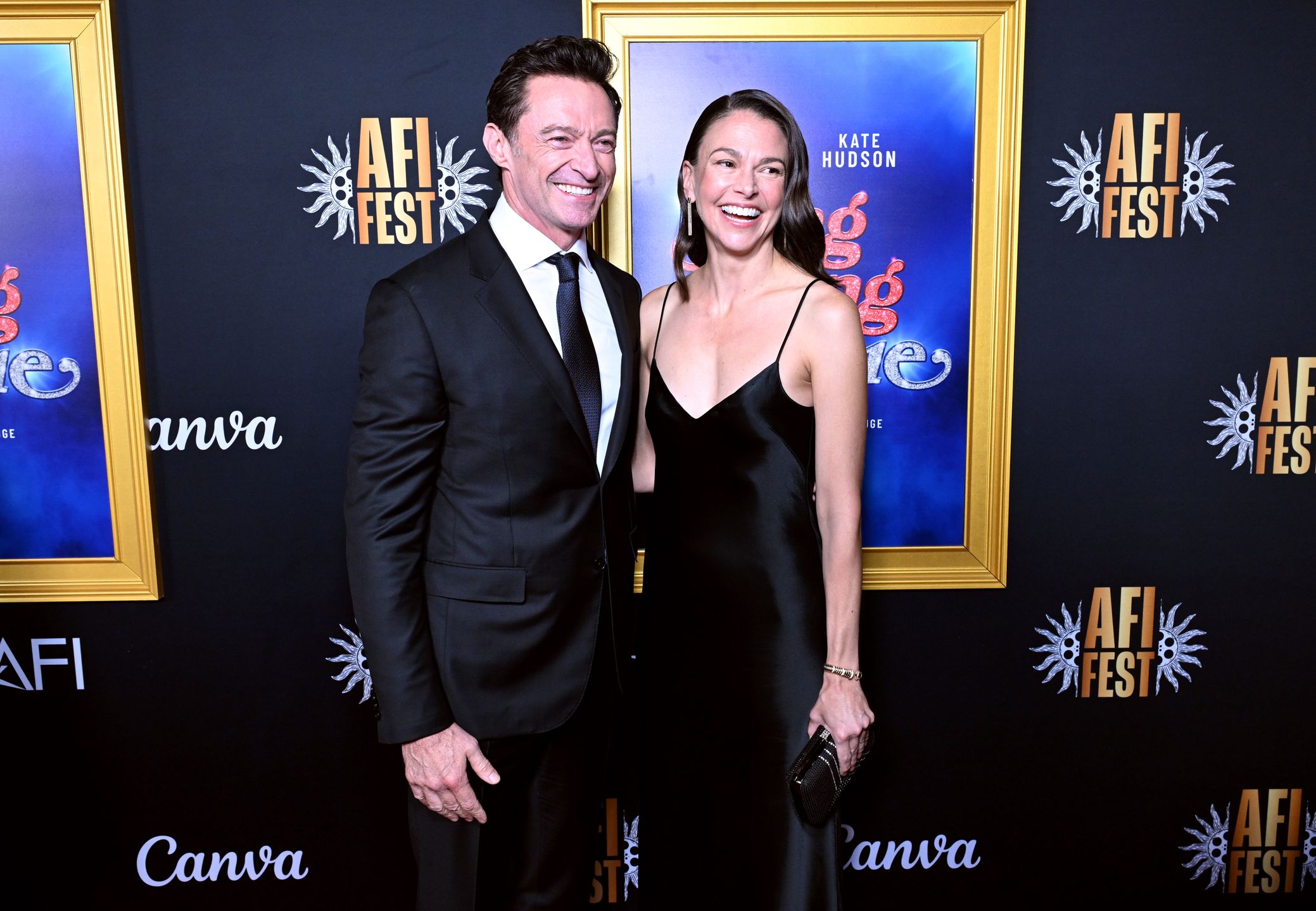 Hugh Jackman i Sutton Foster na premierze "Song Song Blue"