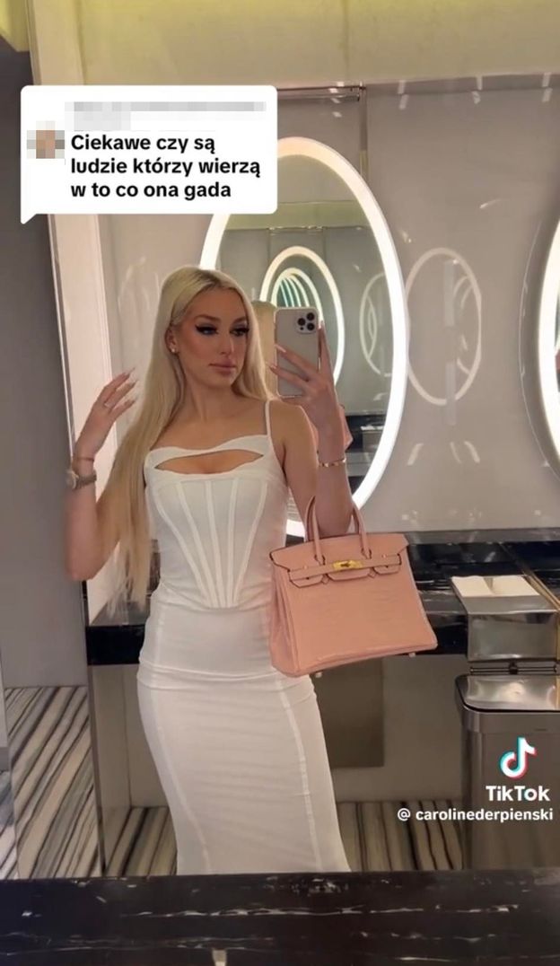 Umazana fluidem Caroline Derpienski odpowiada na pytania o MILIARDERA JACKA na "dolarsowej randce". Wszystko już jasne? (WIDEO)